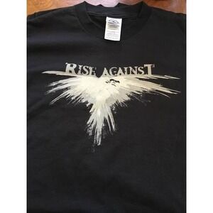 RISE AGAINST - Youth 2-sided T-shirt ~Never Worn~ YOUTH MEDIUM